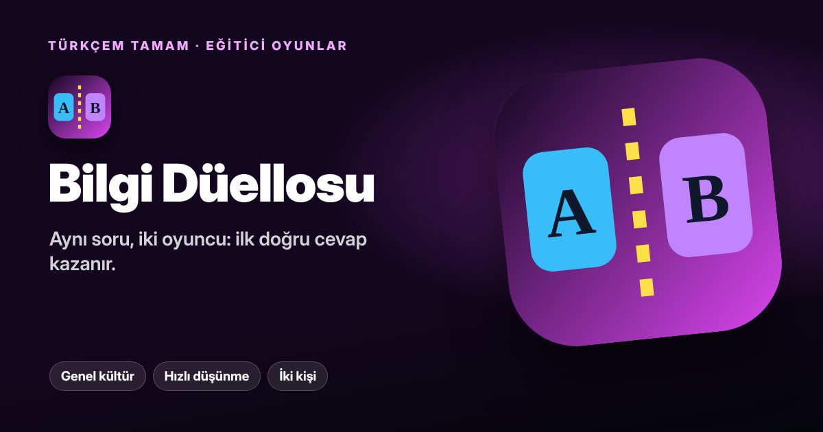 Bilgi Düellosu