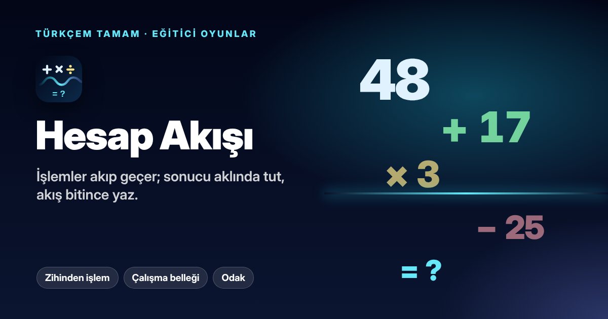 Hesap Akışı