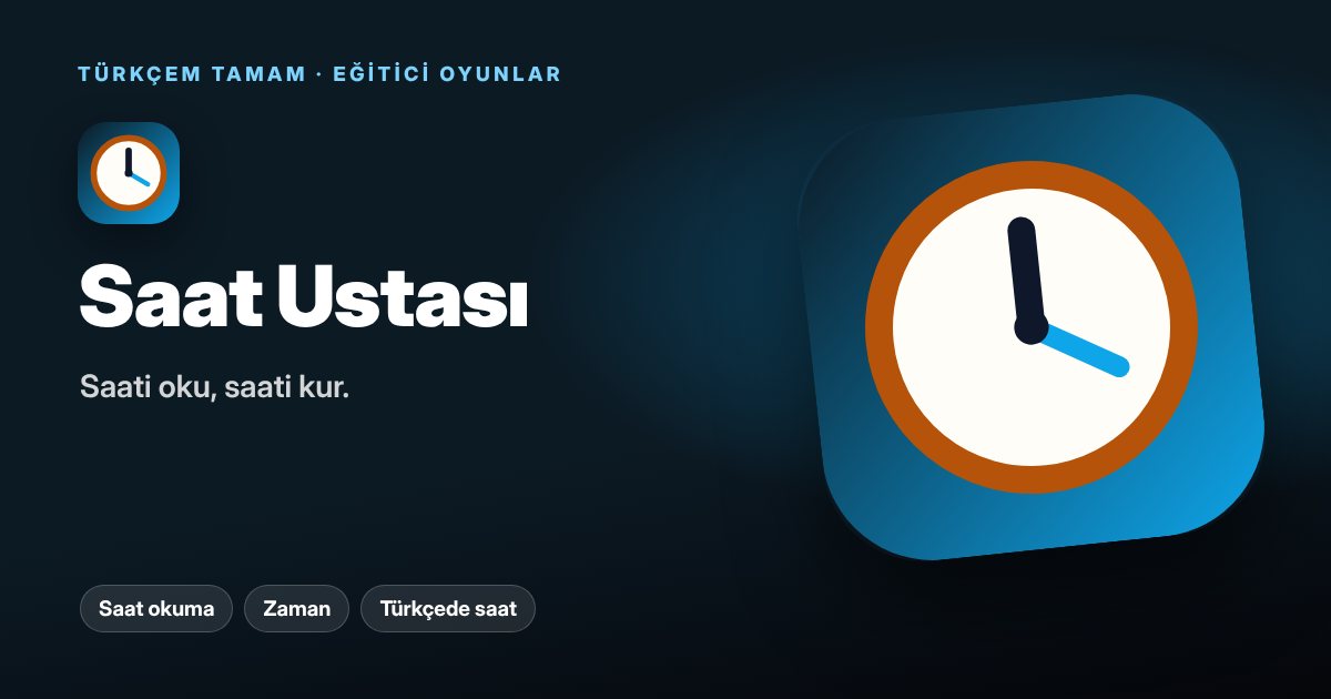 Saat Ustası oyunu kapak görseli