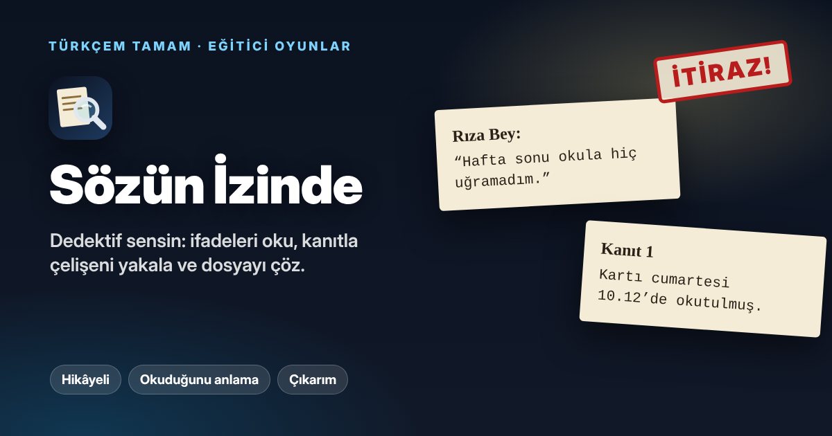 Sözün İzinde