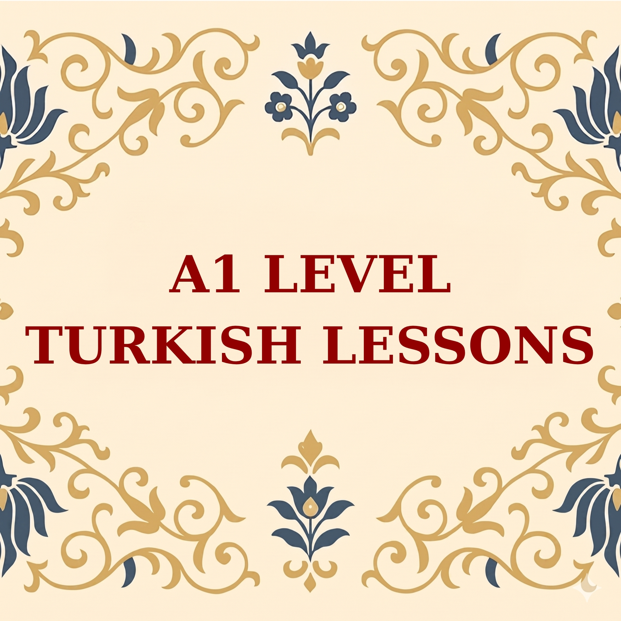 A1 Level Turkish Course | Beginner Level