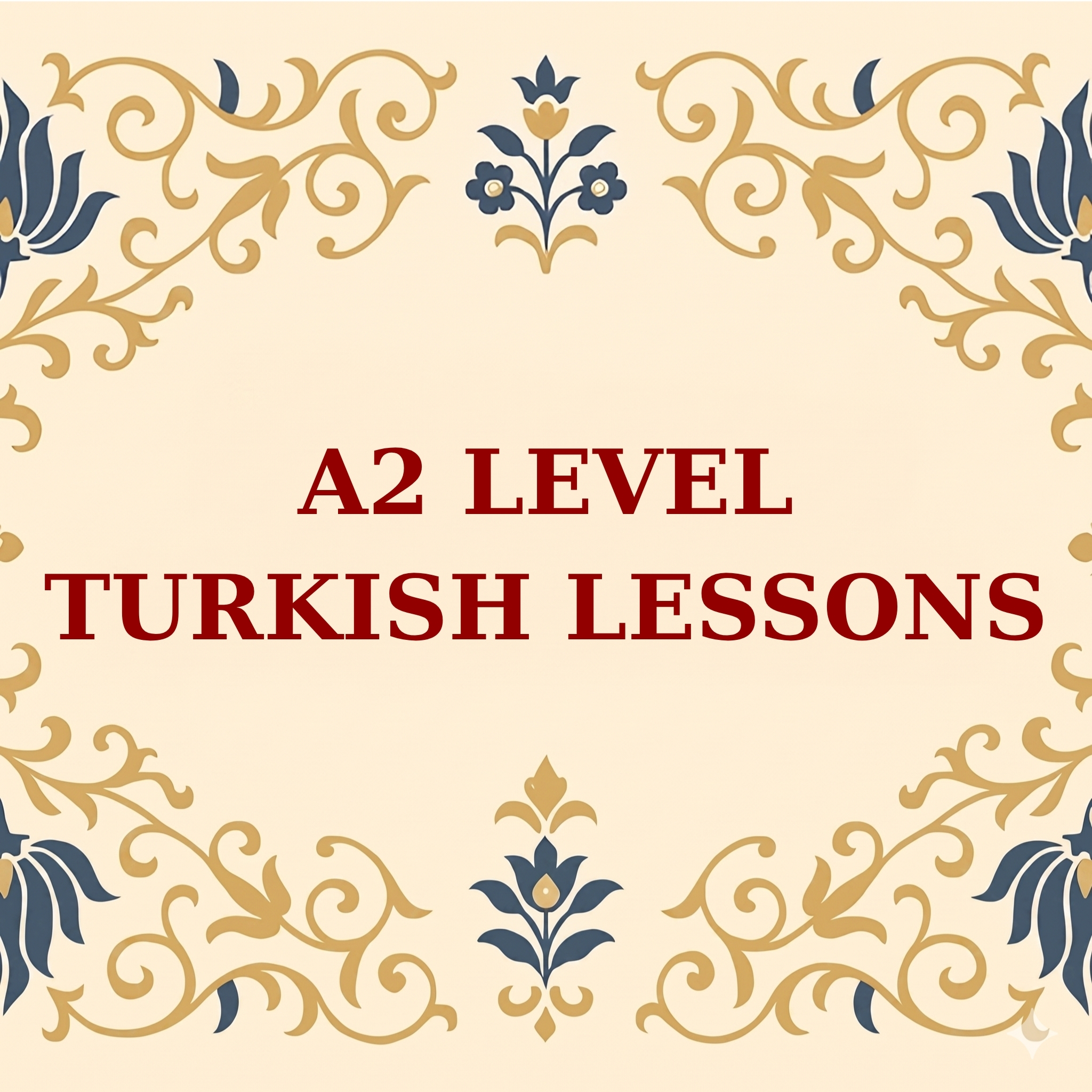 A2 Level Turkish Course | Elementary Level