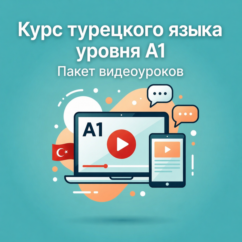 Курс турецкого языка уровня A1 Пакет видеоуроков