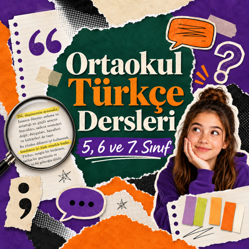 Ortaokul Türkçe Dersleri | 5, 6 ve 7. Sınıf Bireysel Eğitim Programı