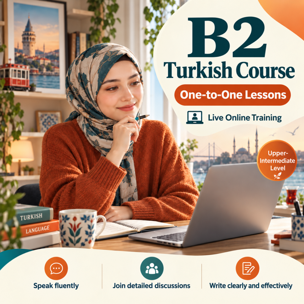 B2 Turkish Course | One-to-One Live Training
